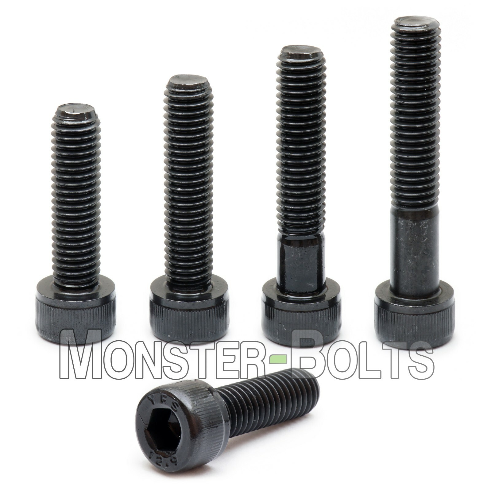 #6-32 Socket Head Cap Screws, Alloy Steel w/ Black Oxide, US SAE Coarse Thread