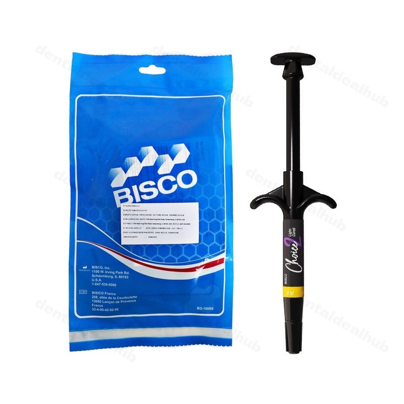 BISCO Choice 2 Veneer Cement 4.5g A1 B1 Translucent Milky Light Cure Dental