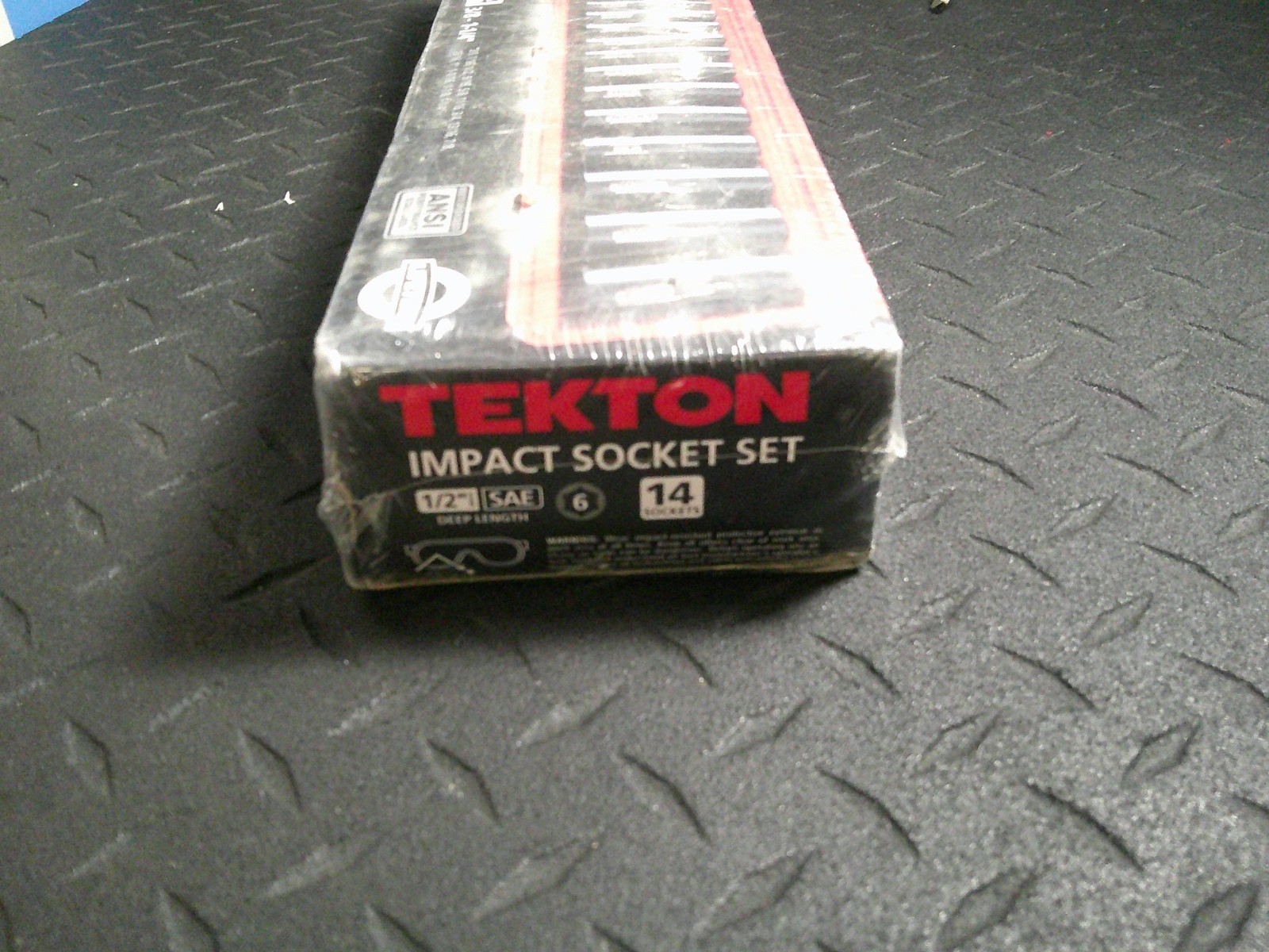 Tekton SAE Impact Deep Socket Set 1/2 Drive Chrome Vanadium 3/8″-1-1/4″ [C-0.5]