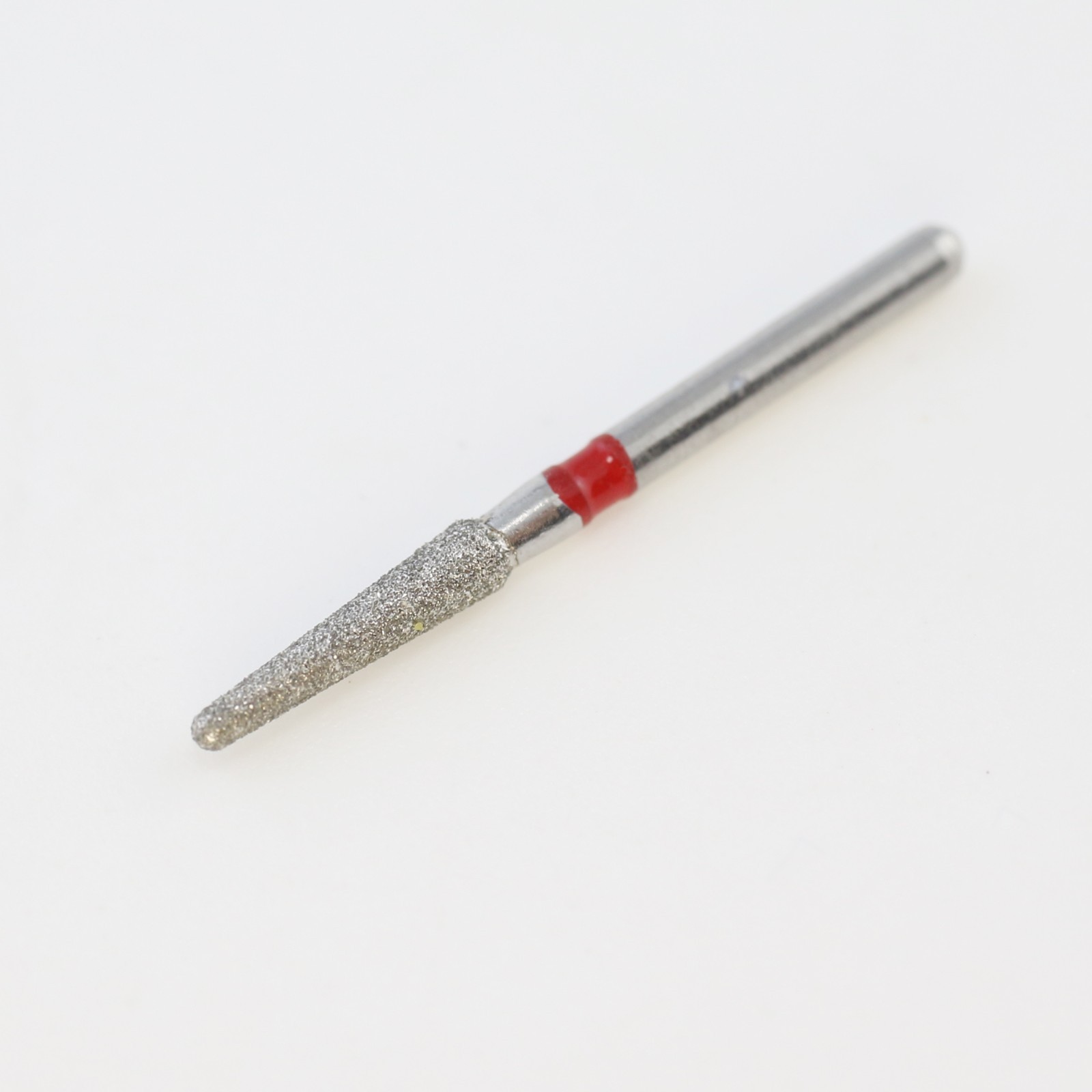 Dental Burs Diamond 856/018F Round End Taper Fine Grit Red FG High Speed Drills