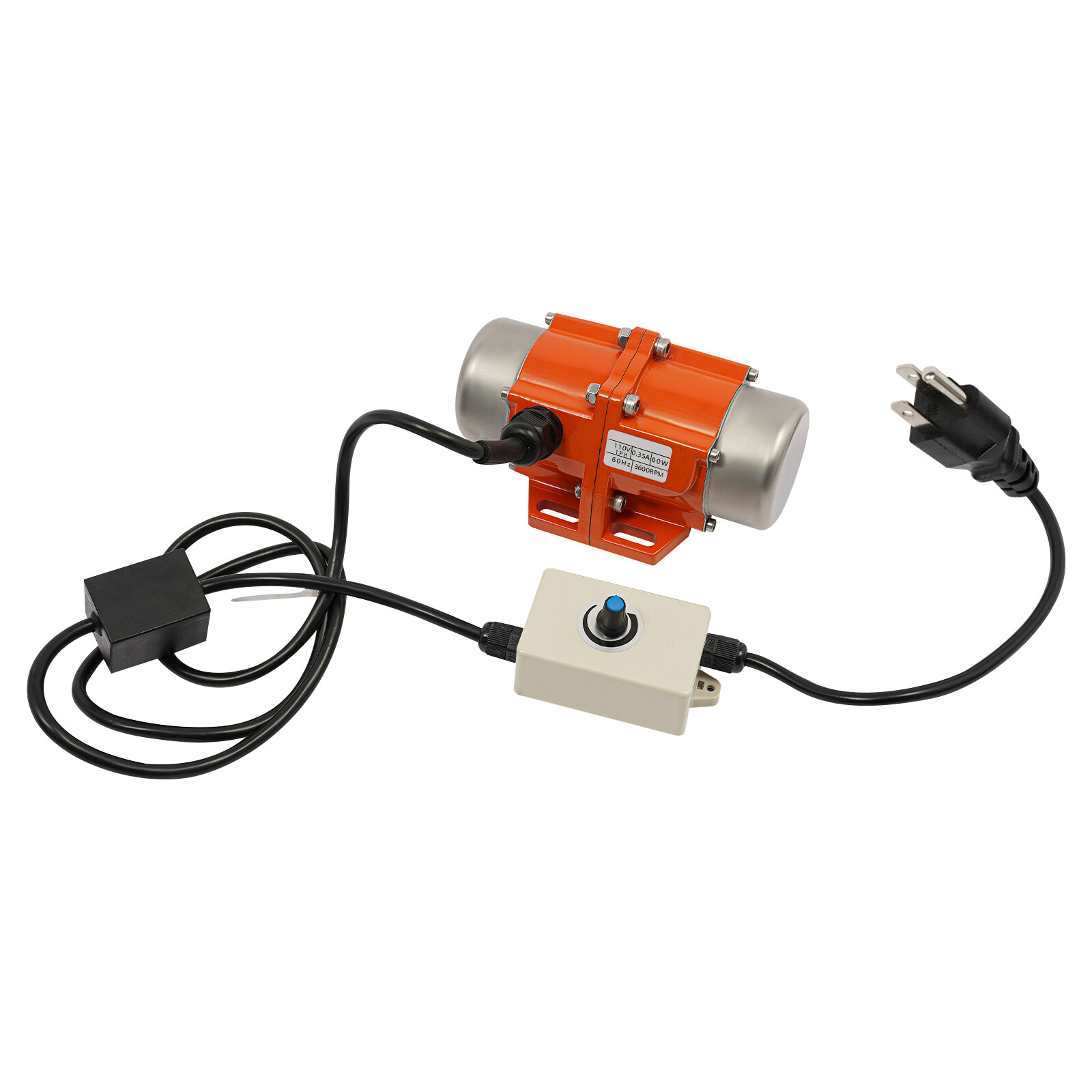60W Vibrating Motor with Speed Controller 1 Phase Asynchronous Vibrating Motor