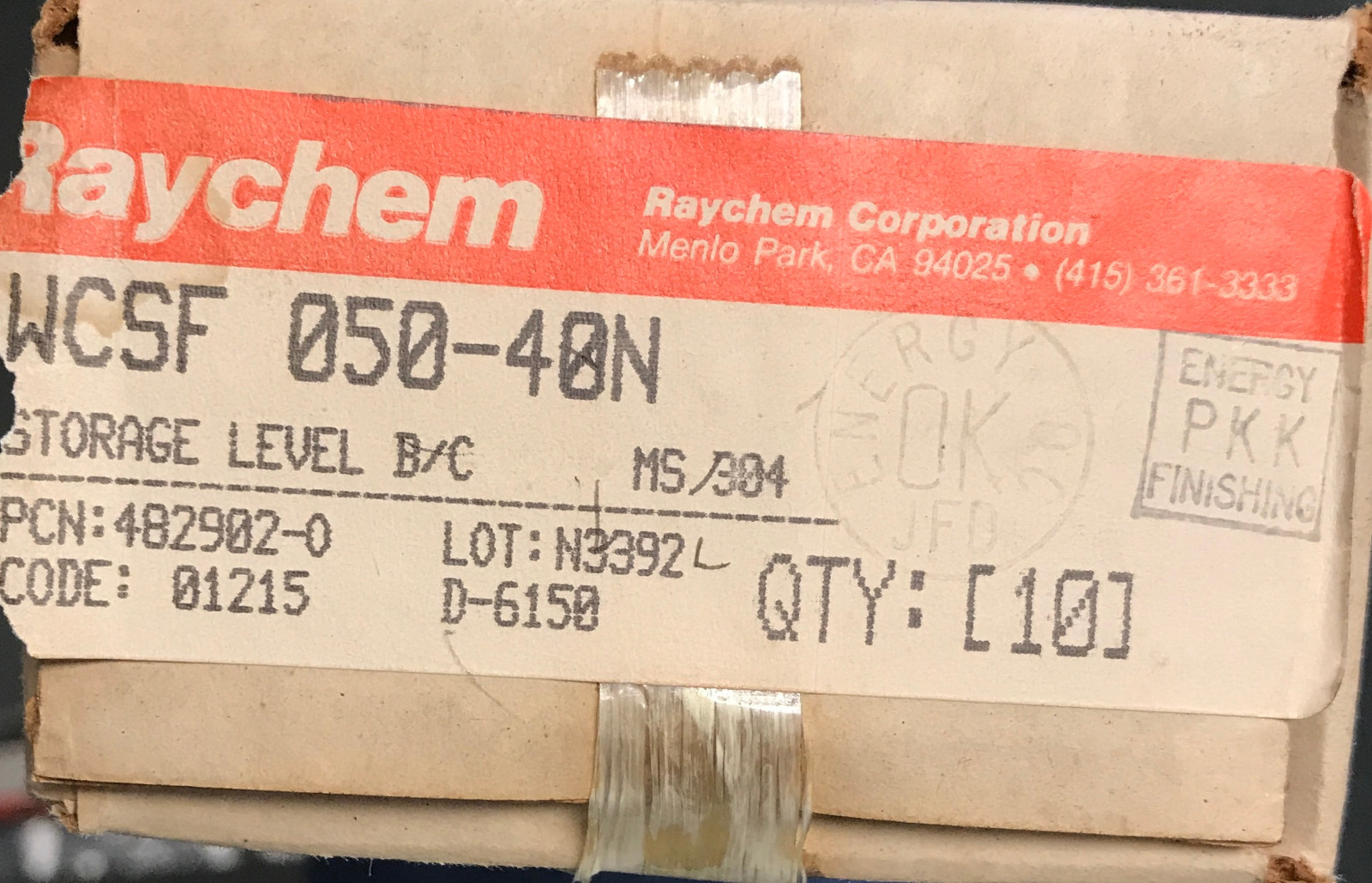 RAYCHEM WCSF 050-40N HEAT SHRINK TUBING 40″ LONG FREE US SHIPPING!!