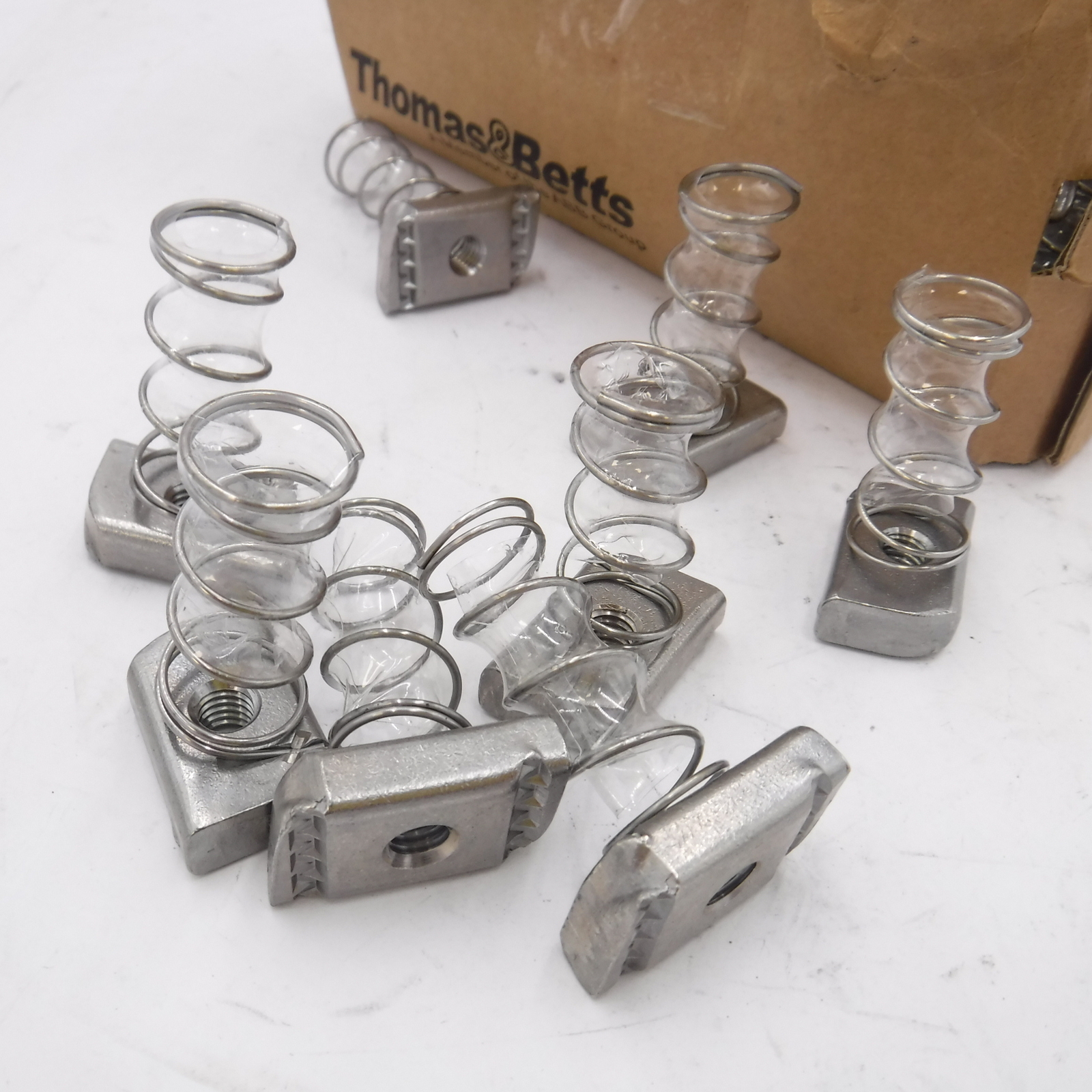 50 Pack Thomas & Betts Superstrut A100 5/16 SS Spring Nuts 5/16″ 304 STAINLESS