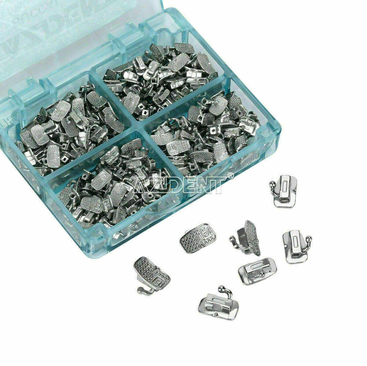 50sets Dental Orthodontic Bondable Buccal Tubes 1st Molar Mono Non-Conv 200pcs