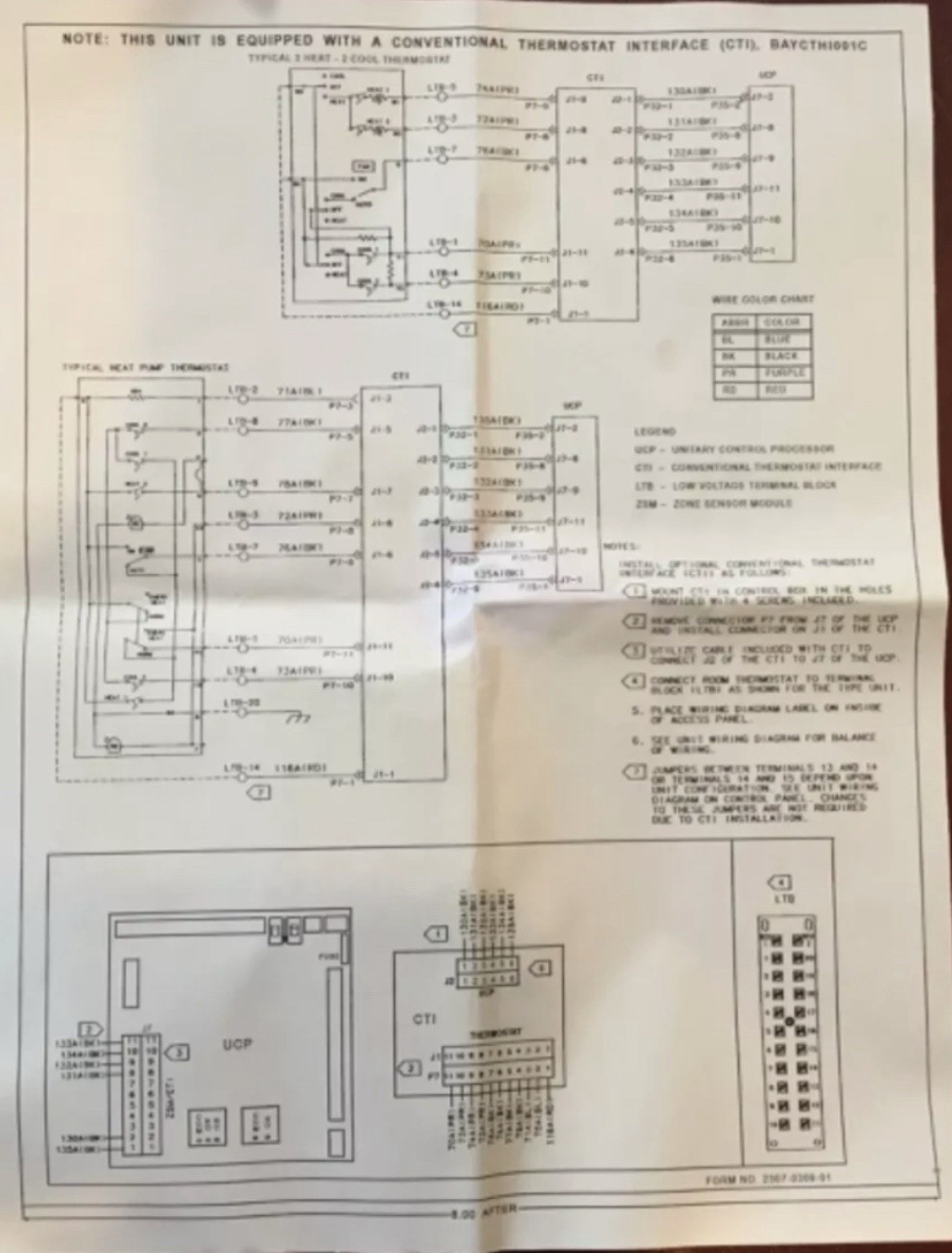 VENSTAR TIB515 / TIB515 (TRANE BRD0968) one year warranty