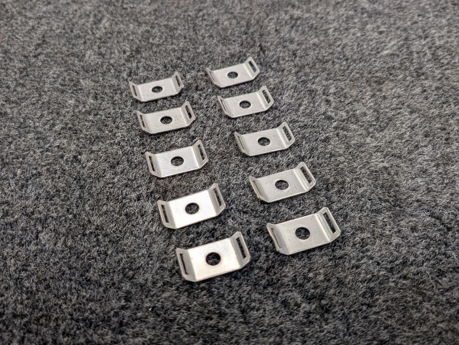 Stainless Steel Zip Tie Mounts for Flat Surface or Rectangle Tube *10 Pack*