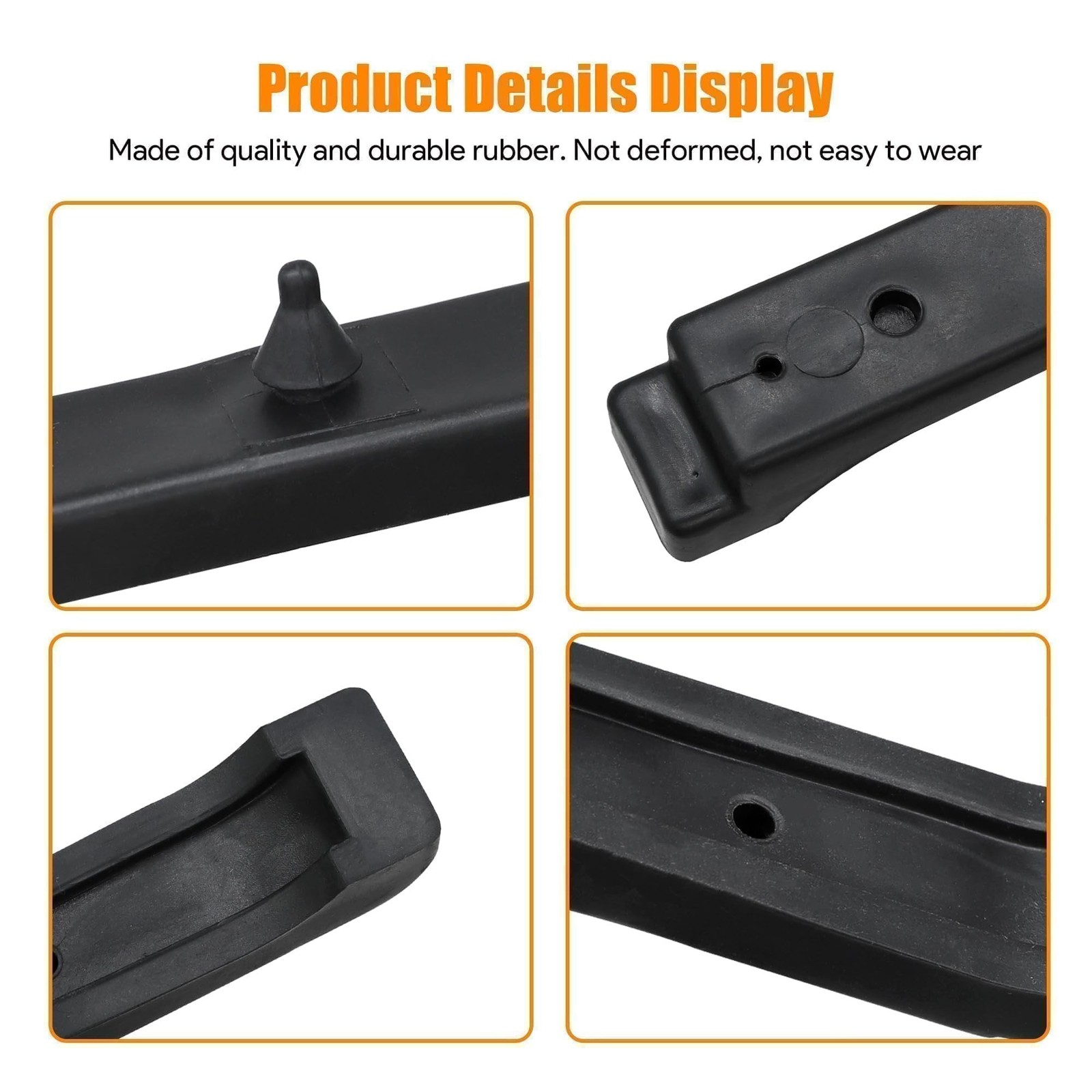 4 Pcs Kit Rubber Radiator Insulator Pads, 4 Core Radiator Mounts Cushions Fit…