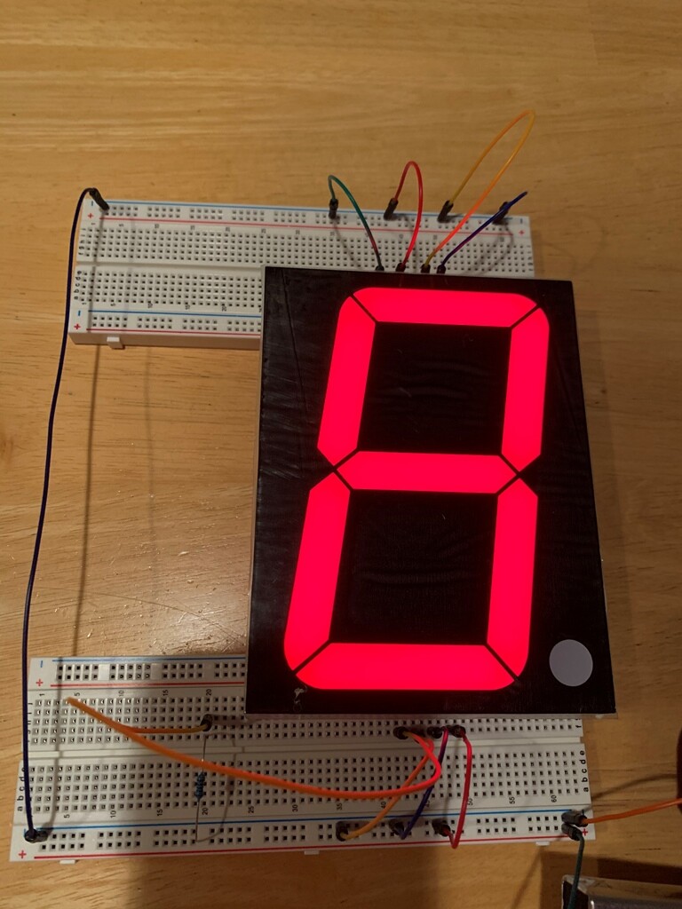 5-inch 7-Segment LED Digit Display