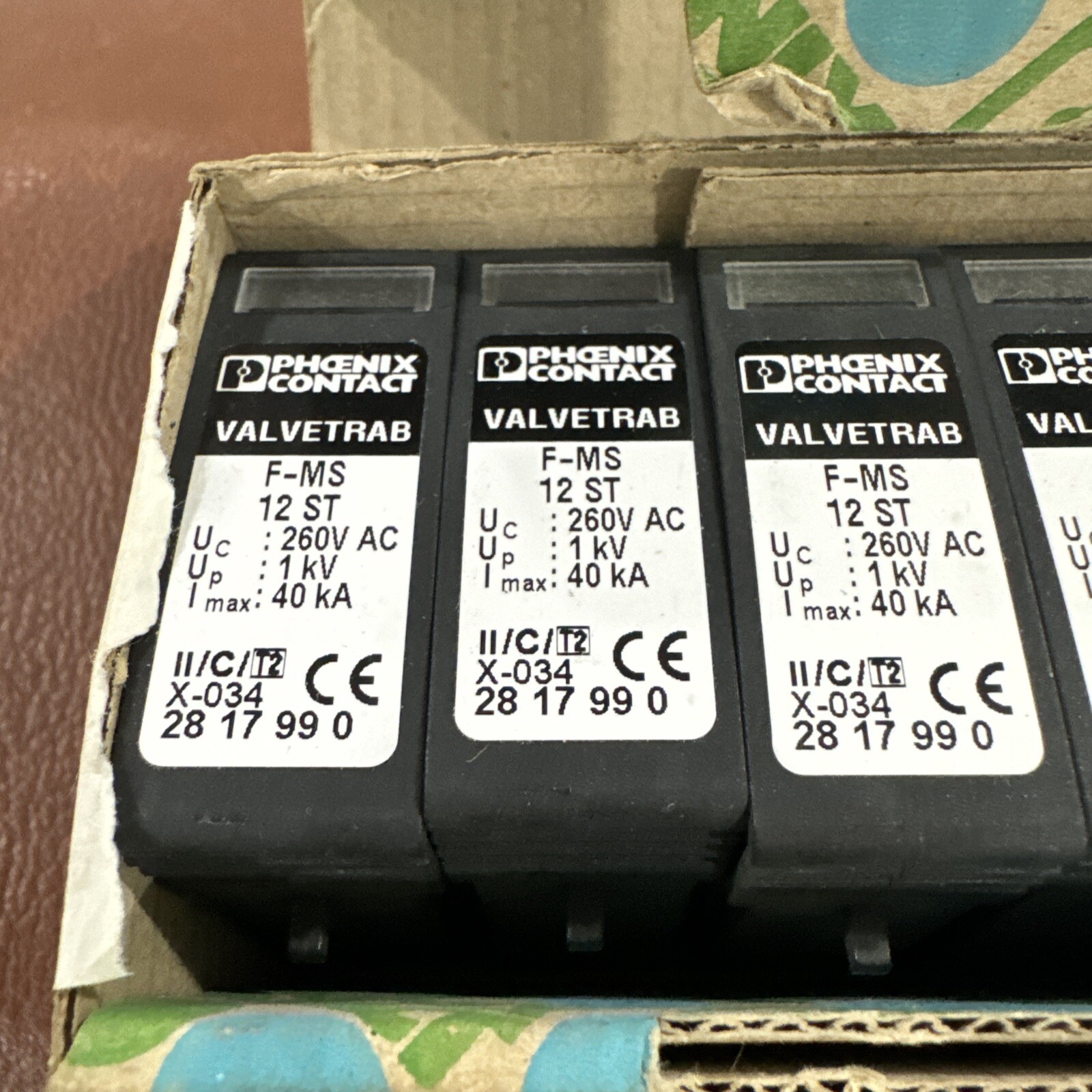 10PCS PHOENIX CONTACT F-MS 12 ST-2817990 Surge protective device VALVETRAB B-17