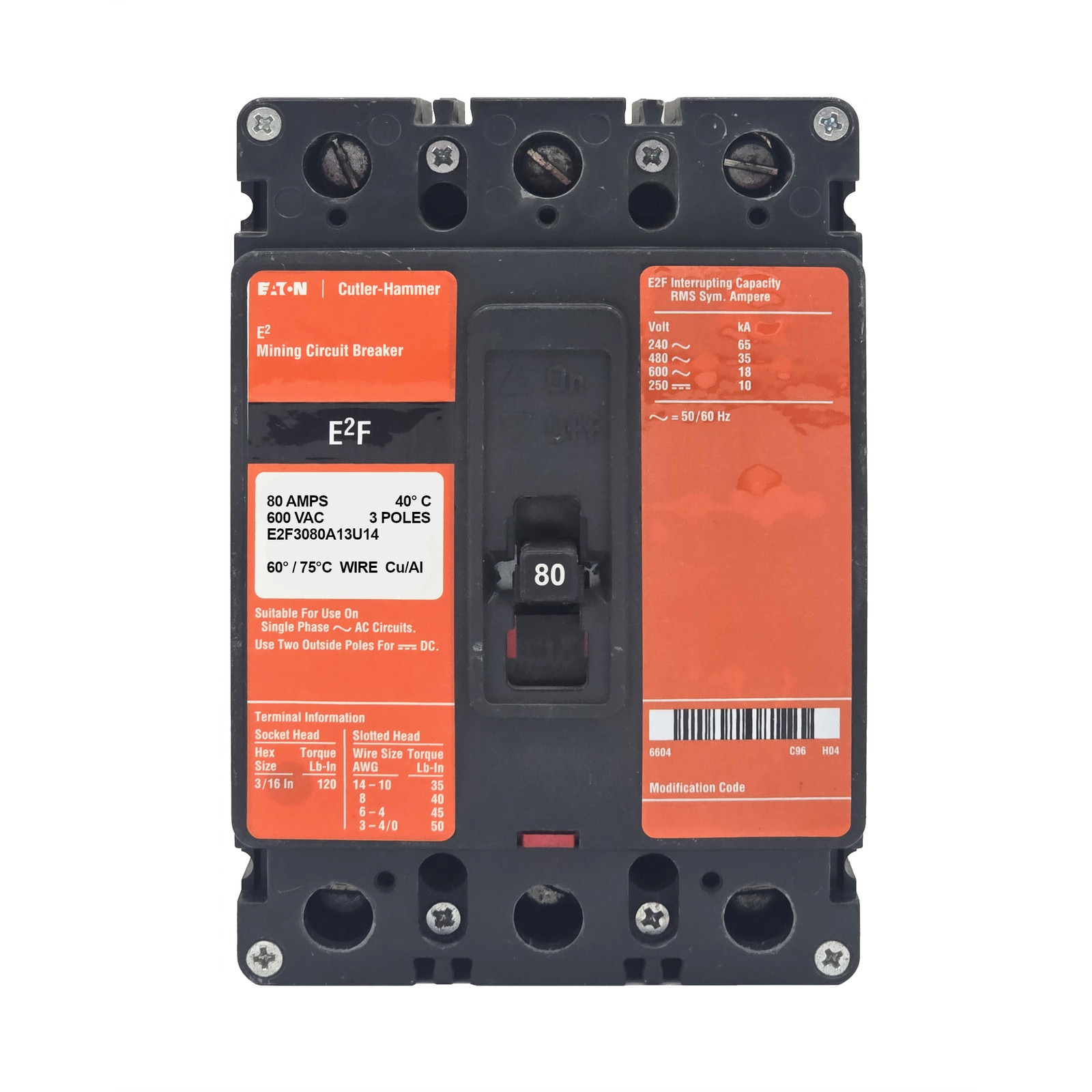 E2F3080A13U14 – Eaton / Cutler Hammer – Seller Reconditioned