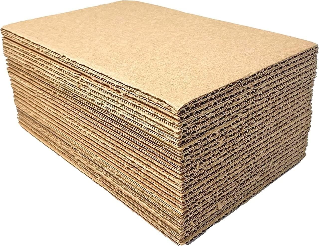25 5×7 Cardboard Corrugated Pads Inserts Filler Sheet 5 x 7