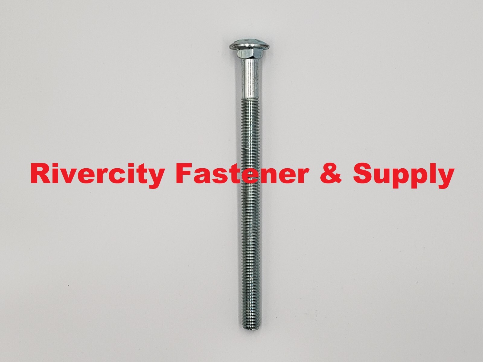 (5) 1/2-13×7-1/2 Carriage Bolt Zinc Plated Bolts 307A Steel 1/2x13x7.5 Screws