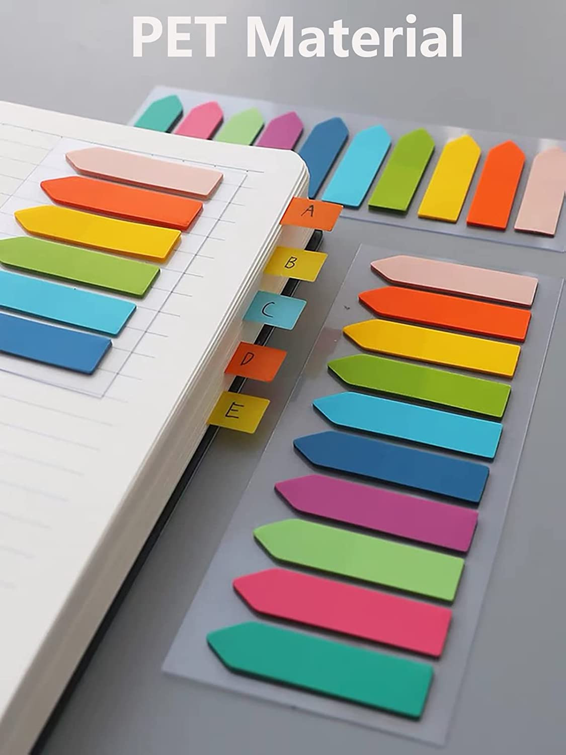 2400Pcs Sticky Tabs for Annotating Books,Morandi Tabs | Binders,Page Markers Cl
