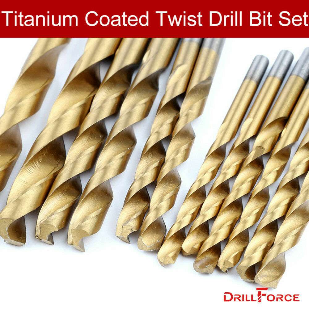 Drillforce 99PCS Drill Bit Set 1/16″-3/8″ HSS Titanium Multi Bits Metal Tools