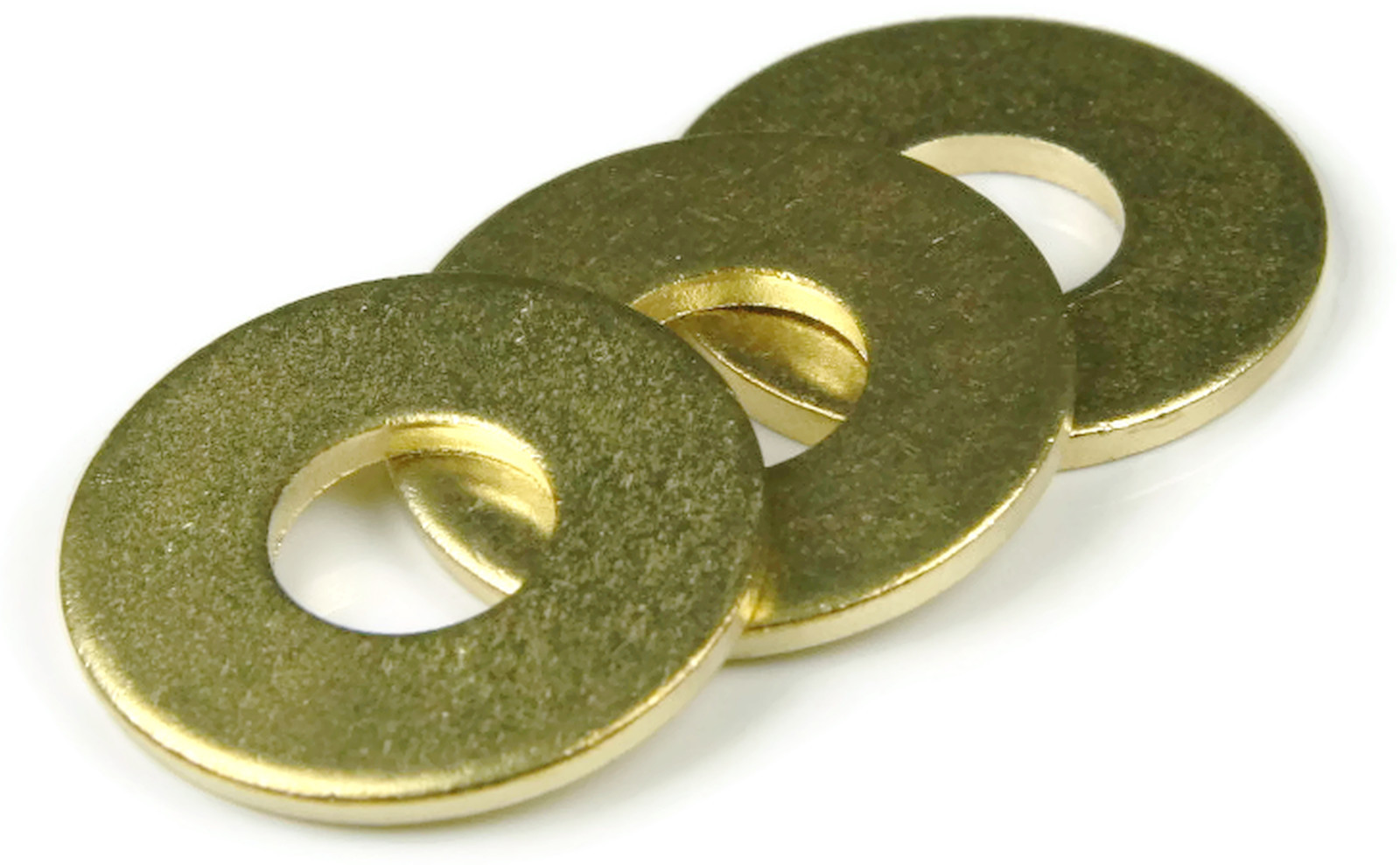 Brass Flat Washer 1/4 Small, Qty 250