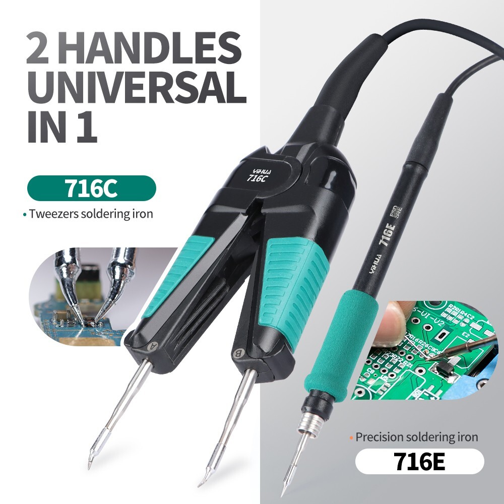 YIHUA 982 PRO Soldering Station Precision Tweezer Iron & C210 Soldering Iron Kit