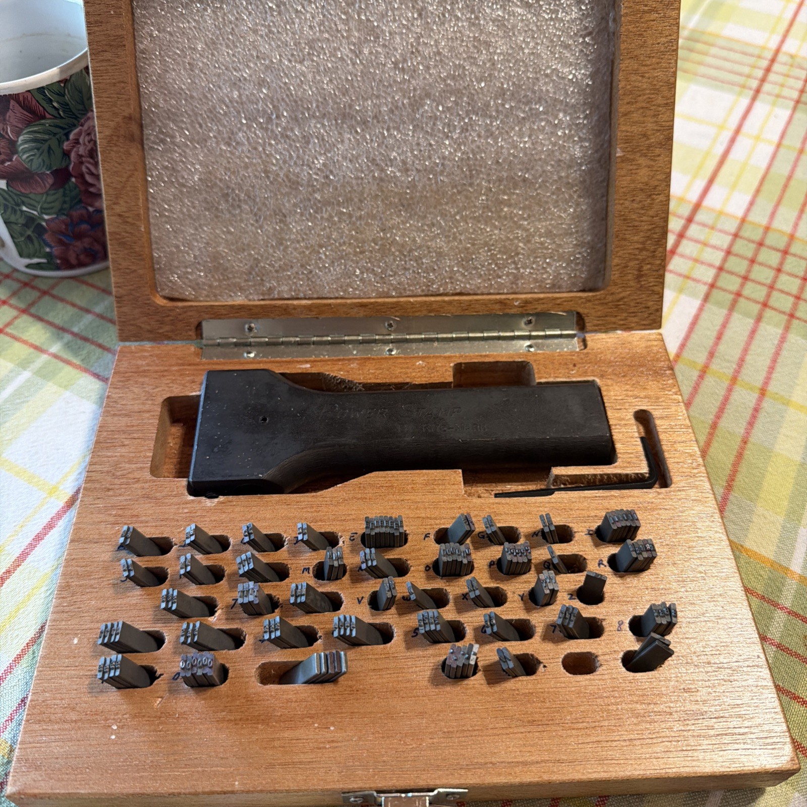 Rite Mark Power Stamp Steel Stamp Set w/ Letters & Numbers Made In USA Vintage