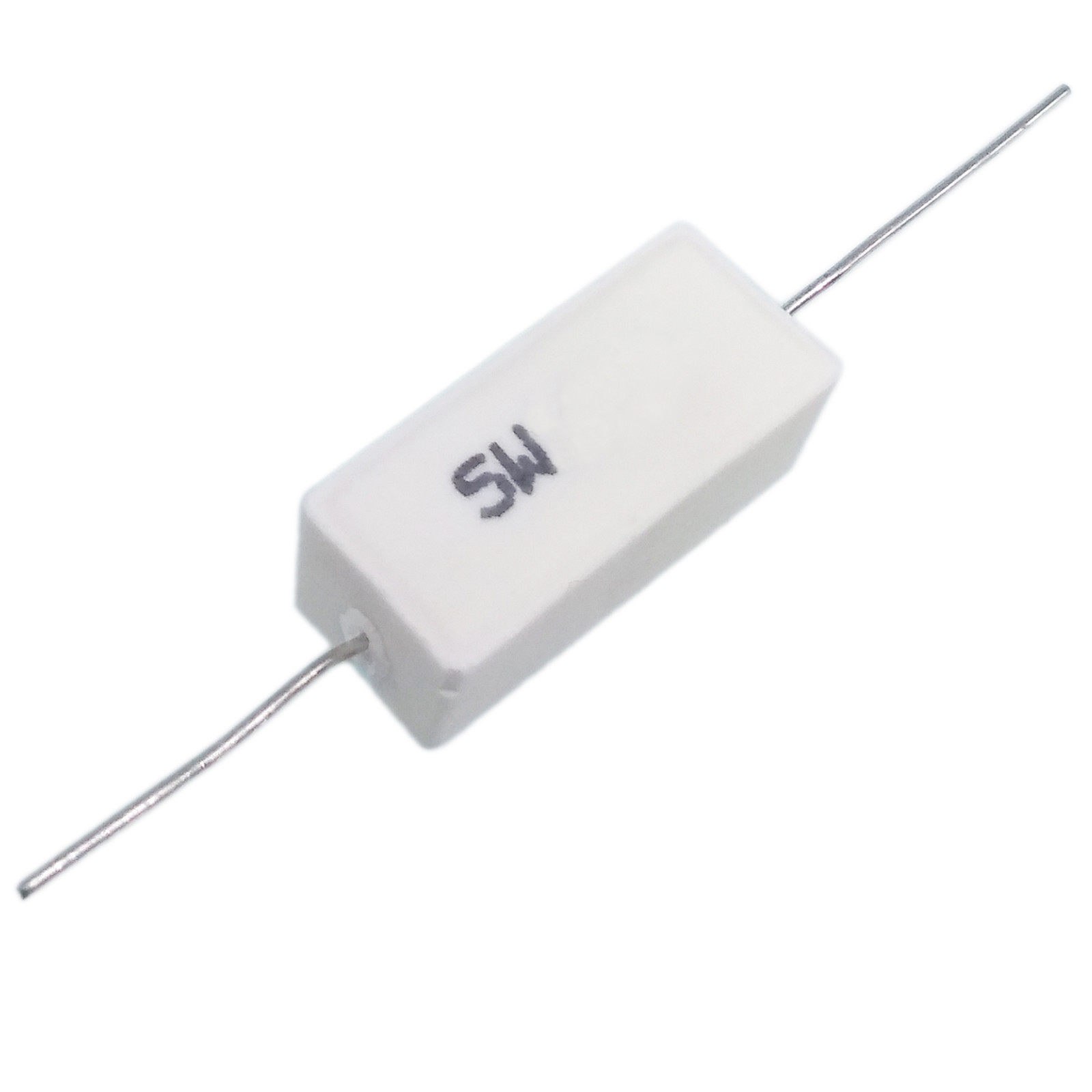 US Stock 10pcs 100 ohm 100RΩJ 5 watt Axial Ceramic Cement Power Resistor 5W