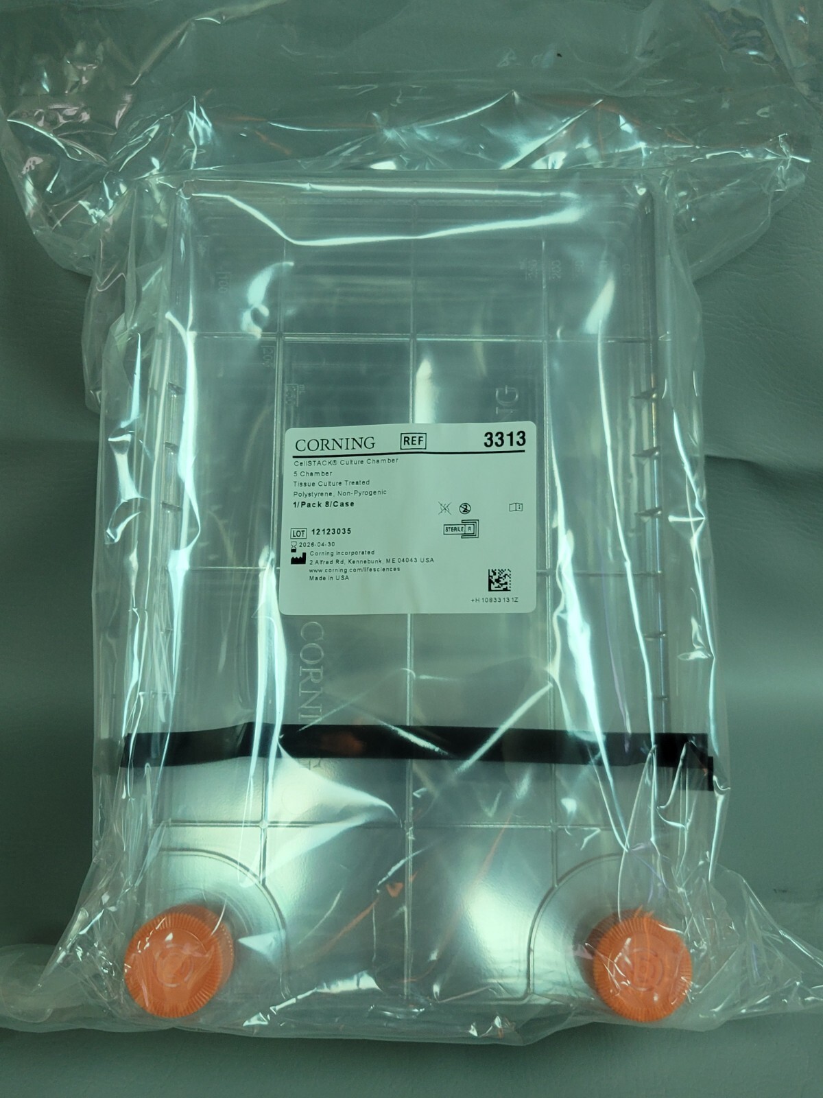 NEW CORNING 3313 TISSUE CULTURE CHAMBER CellSTACK 5 CHAMBER POLYSTYRENE