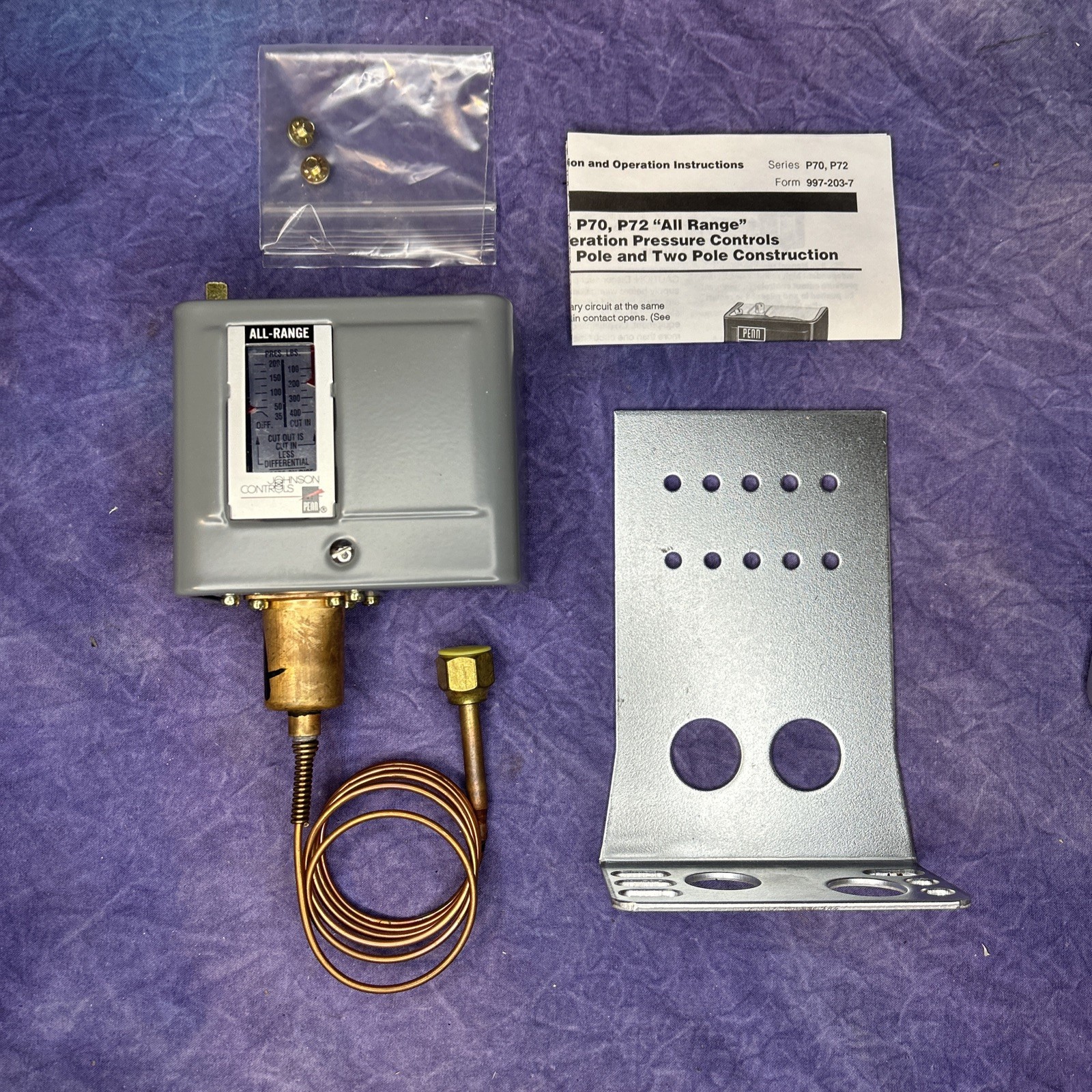 Johnson Controls P70AA-118C Head Pressure Fan Cycling