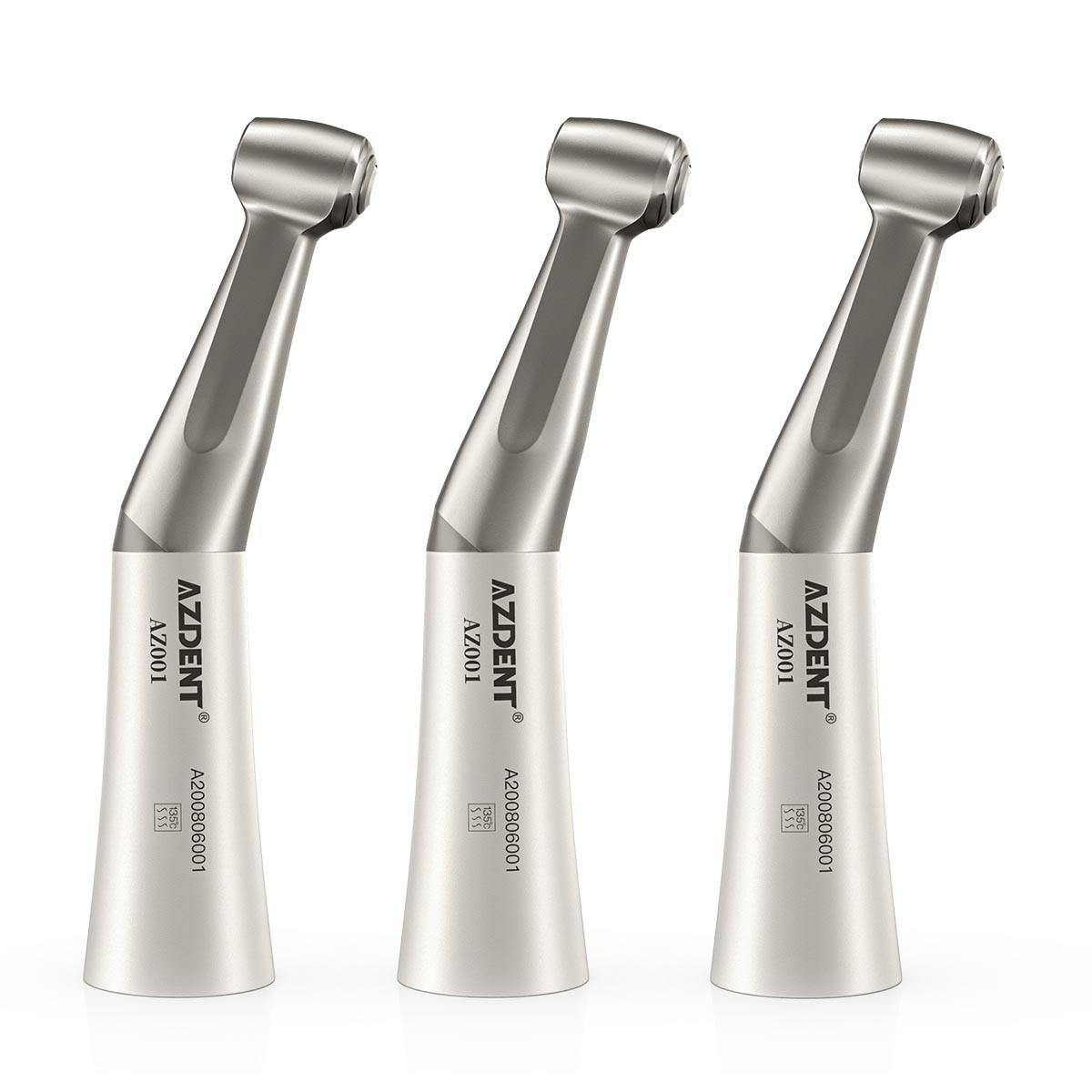 5X AZDENT Dental Slow Low Speed Contra Angle Handpiece Push Button E-Type USA