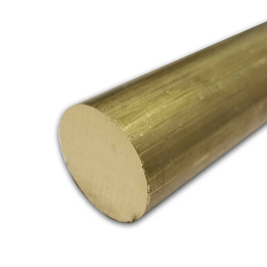 1.313 (1-5/16 inch) x 24 inches, C360-H02 Brass Round Rod, Bar Stock