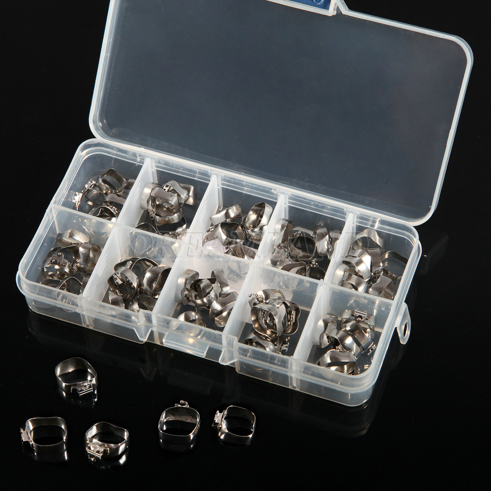 20 Sets Dental Orthodontic 1st Molar 022 Buccal Tube Bands Convertable Roth M