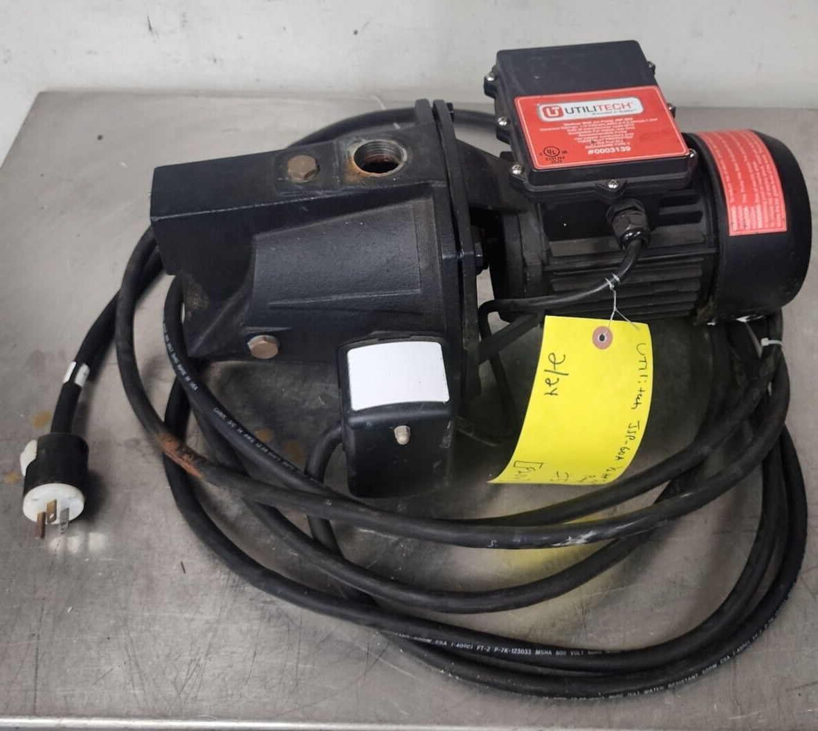 Utilitech 1/2HP Shallow Well Jet Pump JSP-60A 12.5 GPM #5 [Z3F]