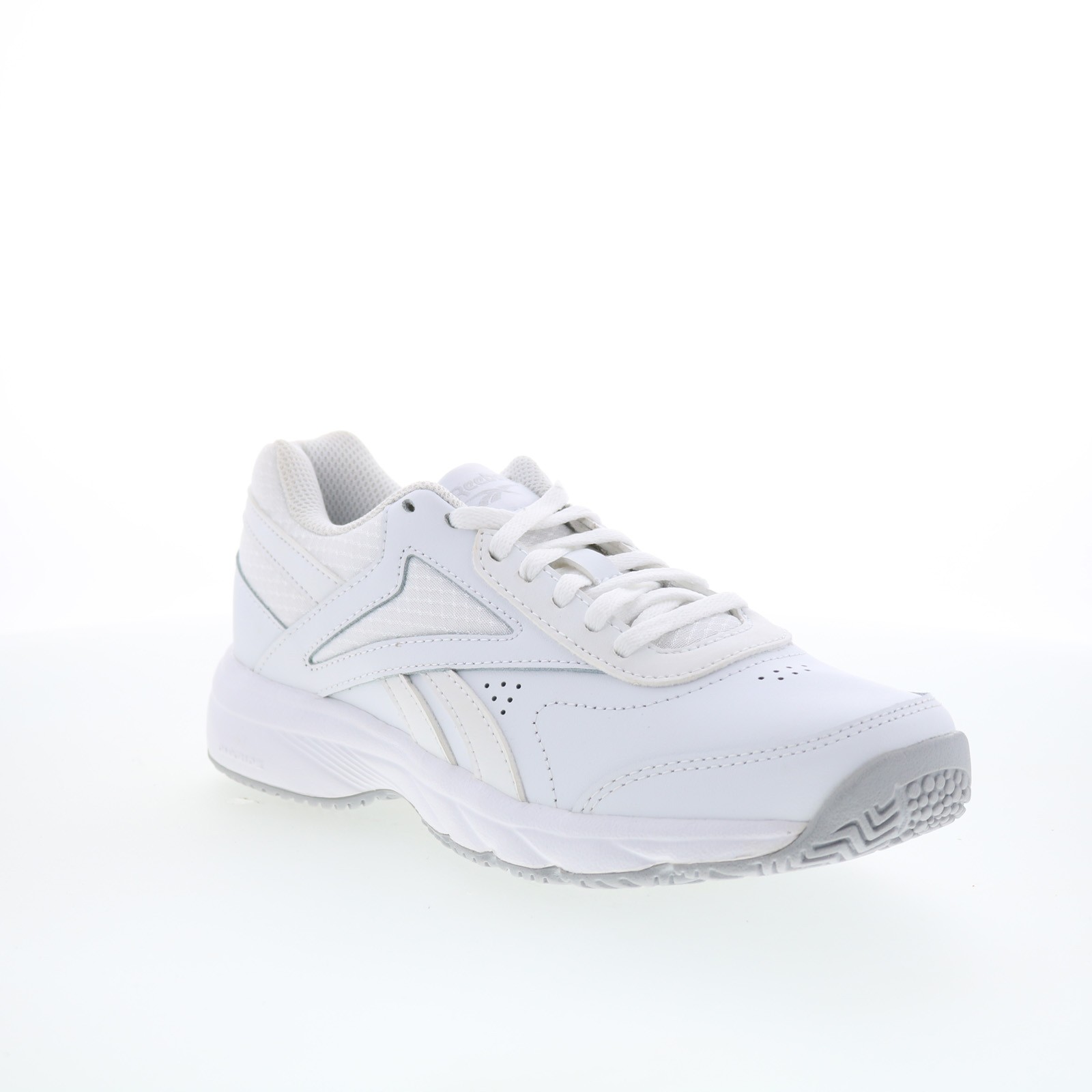 Reebok Work N Cushion 4.0 Womens White Leather Lace Up Work & Safety Shoes