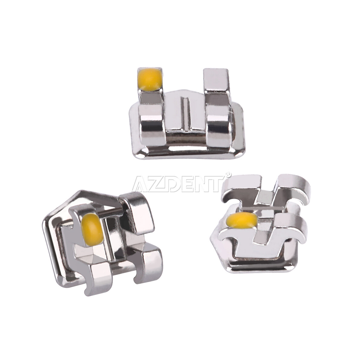 AZDENT Brackets de Ortodoncia Dental Standard Roth MBT 022/018 Ganchos 3/345