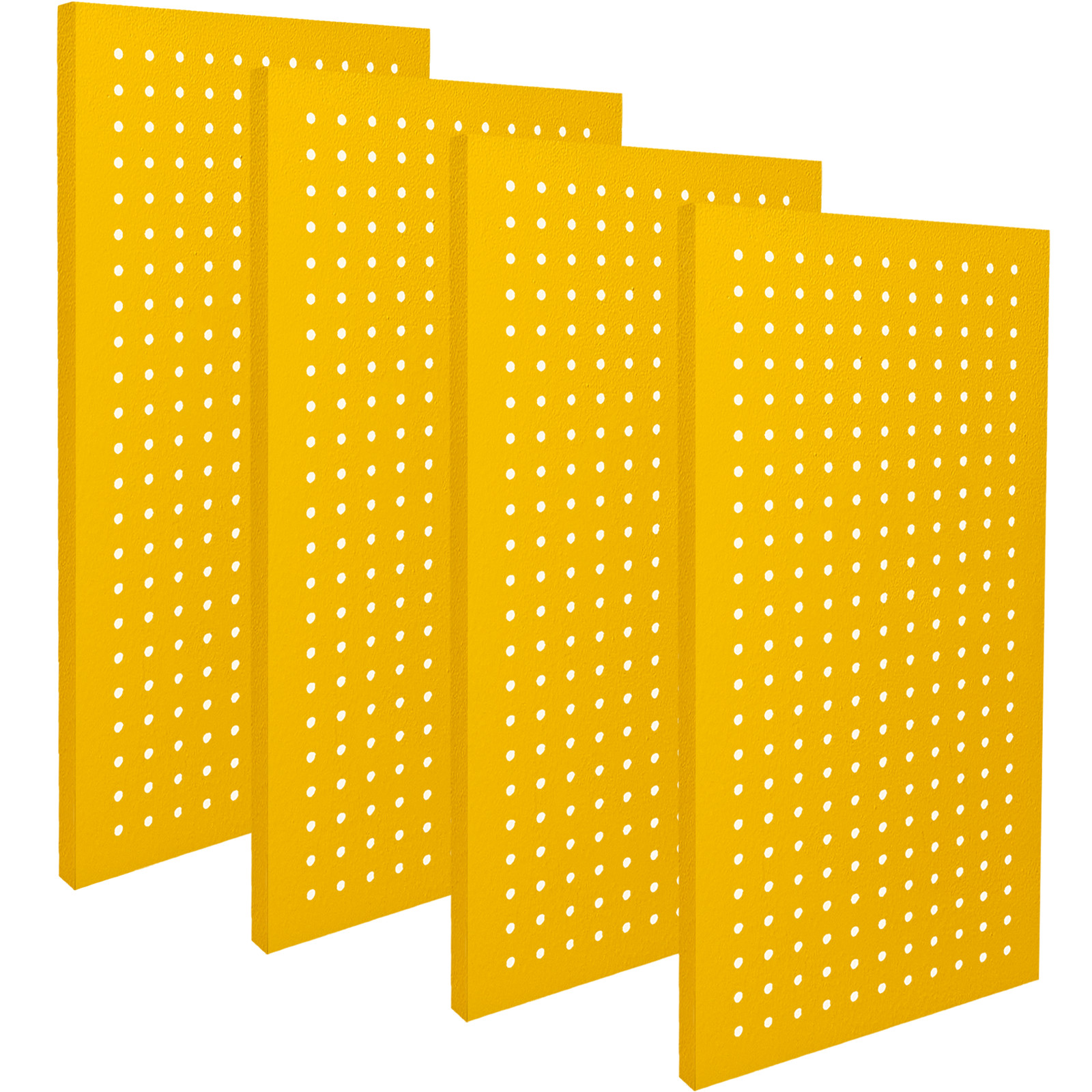 4 Pack 24″ x 12″ Metal Pegboard Panels Wall Organizer for Garage Tool Heavy Duty