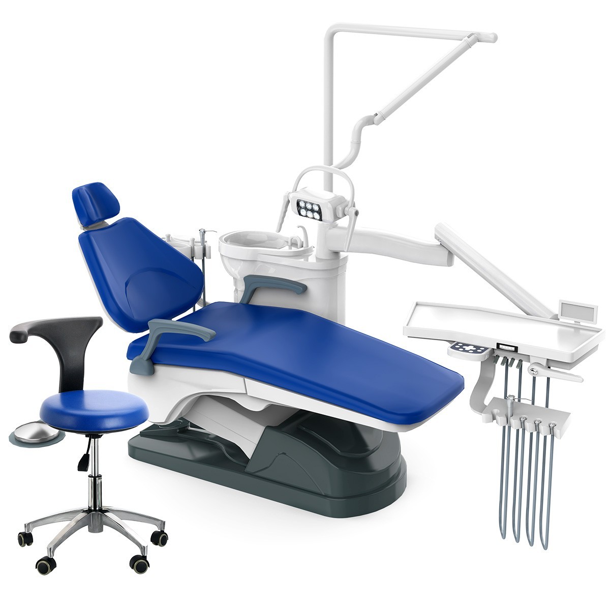 Dental Unit Surgery Chair Computer Controlled DC Motor&Stool TJ2688-A1 110V