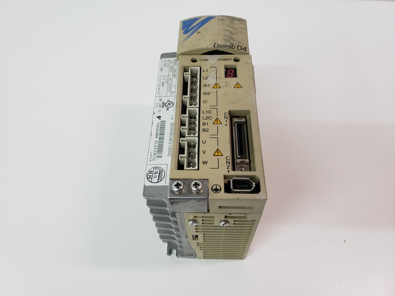 Yaskawa SGDG-04GT Servopack Legend 04 Servo Drive