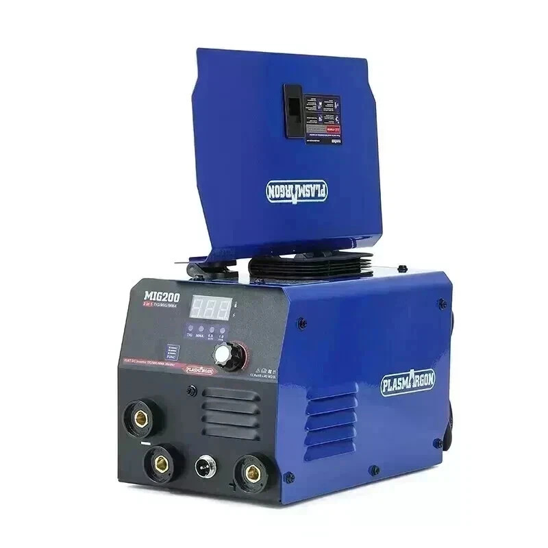 MIG200 3-IN-1 110V/220V Welder Machine 200A MIG/TIG/MMA Gasless IGBT LED Display