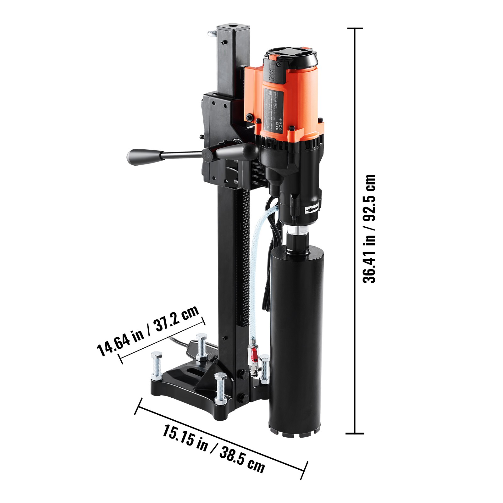 Uimoso Wet&Dry Diamond Core Drill Machine Concrete Core Drill Rig 2500W 750RPM