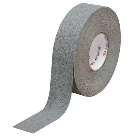 3M 370-1X60 Anti-Slip Tape Synthetic Rubber Proprietary Grit Size, Gray, 1″ W X