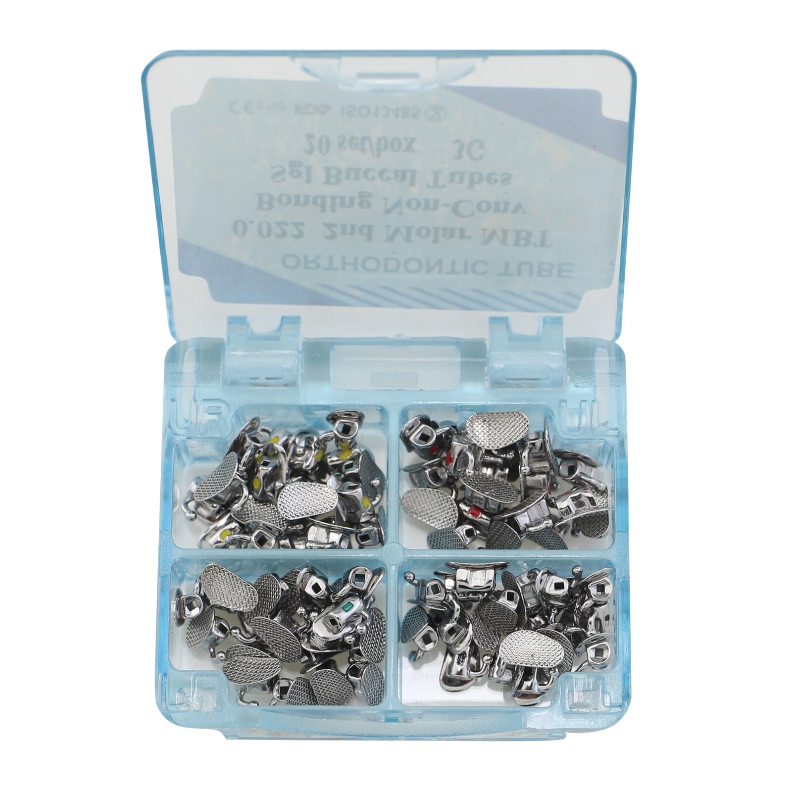 20 Sets Dental Orthodontic Buccal Tubes 1st 2nd Molar Roth MBT 0.022 Bondable 3G