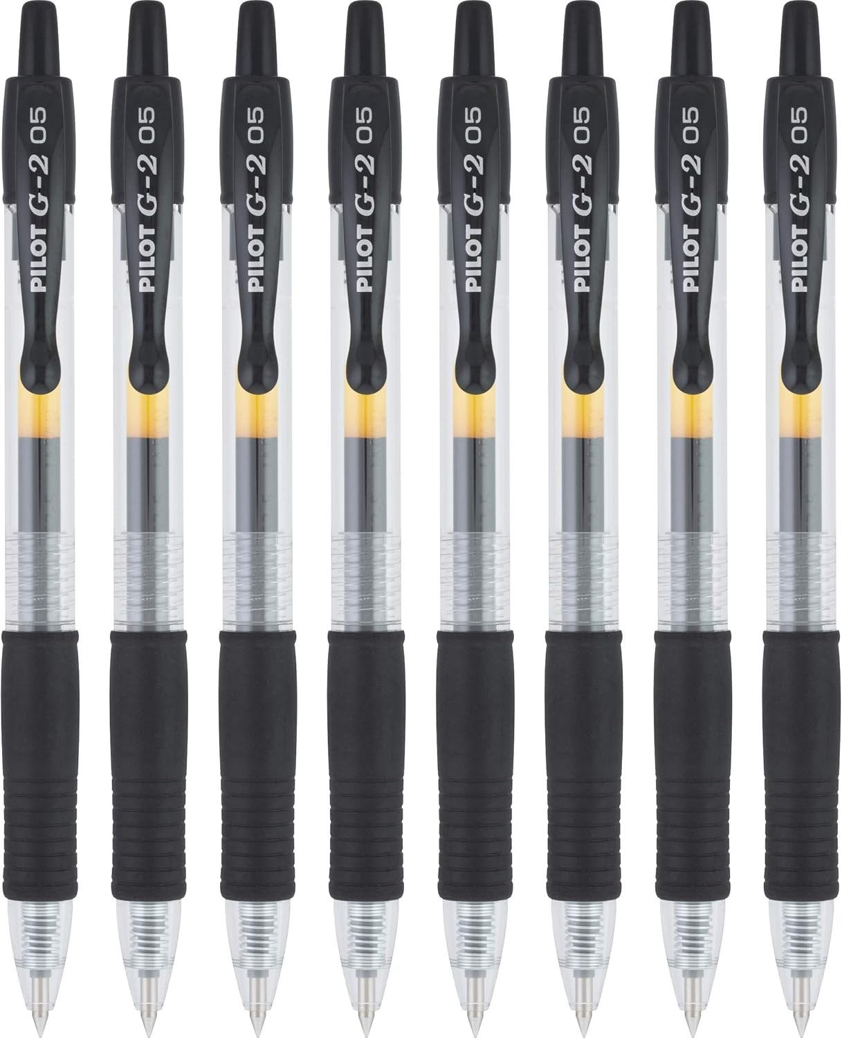 Pilot G2 Premium Gel Roller Pens, Extra Fine Point 0.5 mm, Gel Pens Black, Pack