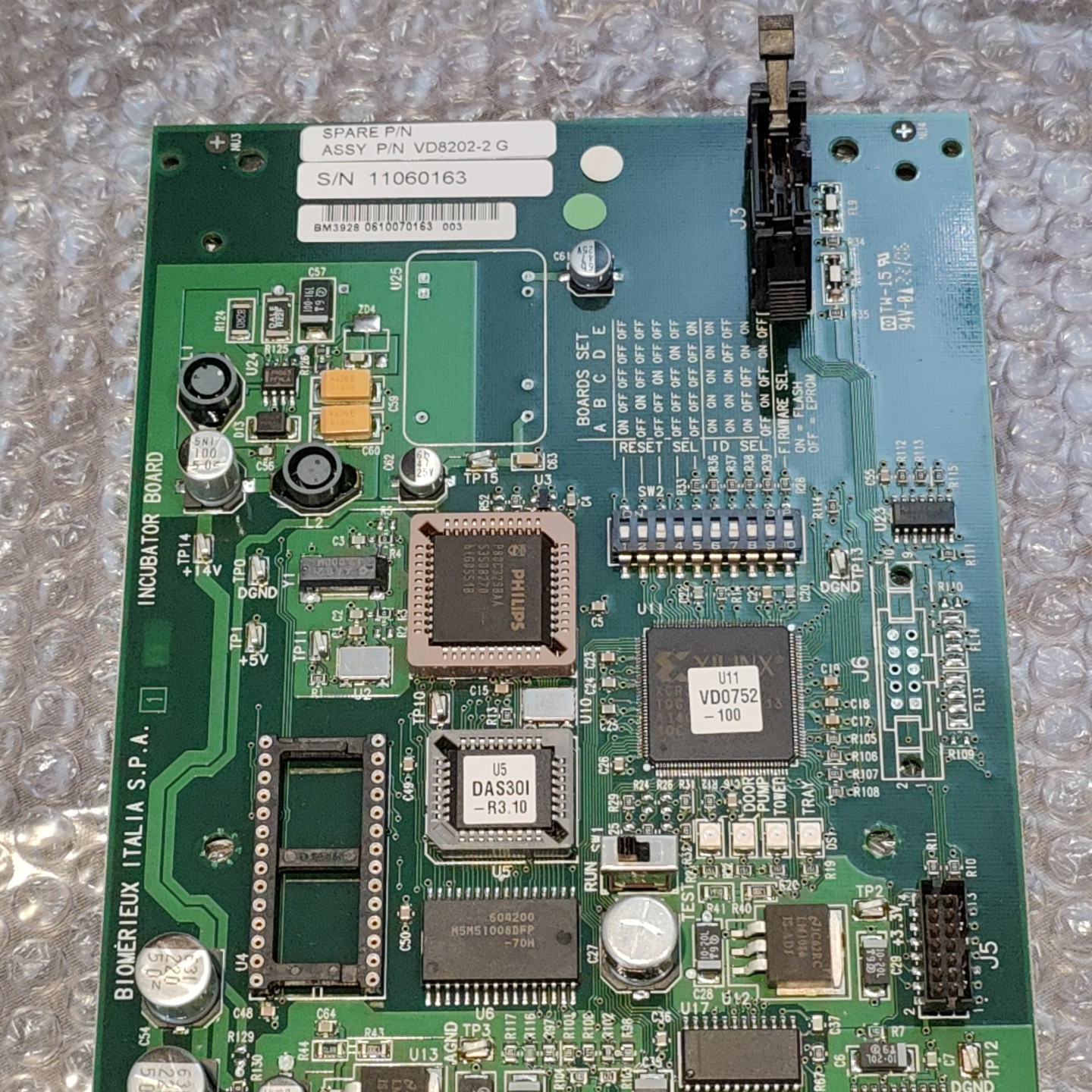 Biomerieux Vidas Incubator PCB Board VD8202-2 Tested/Used Replacement Part