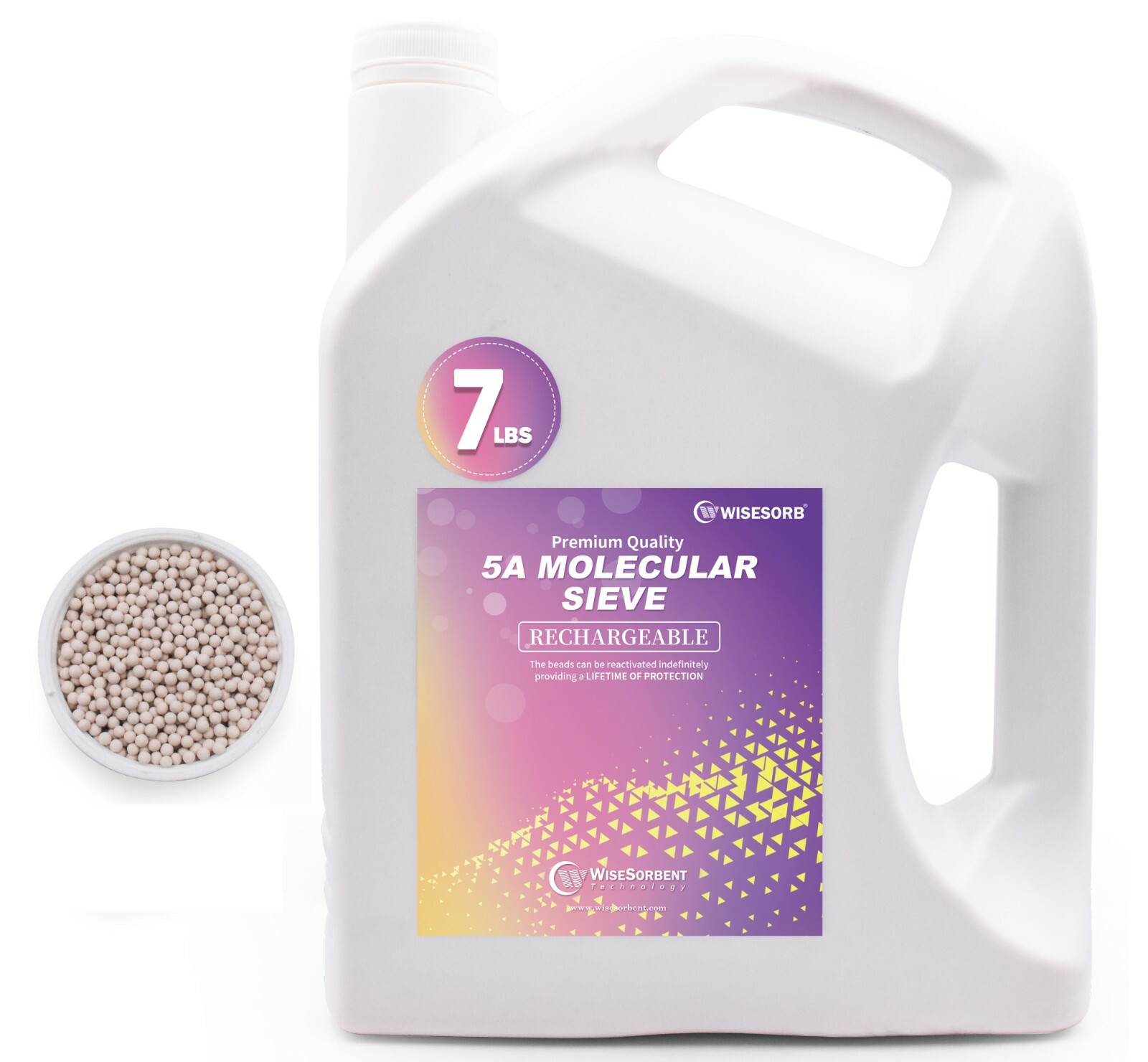 Premium Quality Desiccant 7LBS Bulk Material (5A Molecular Sieve)