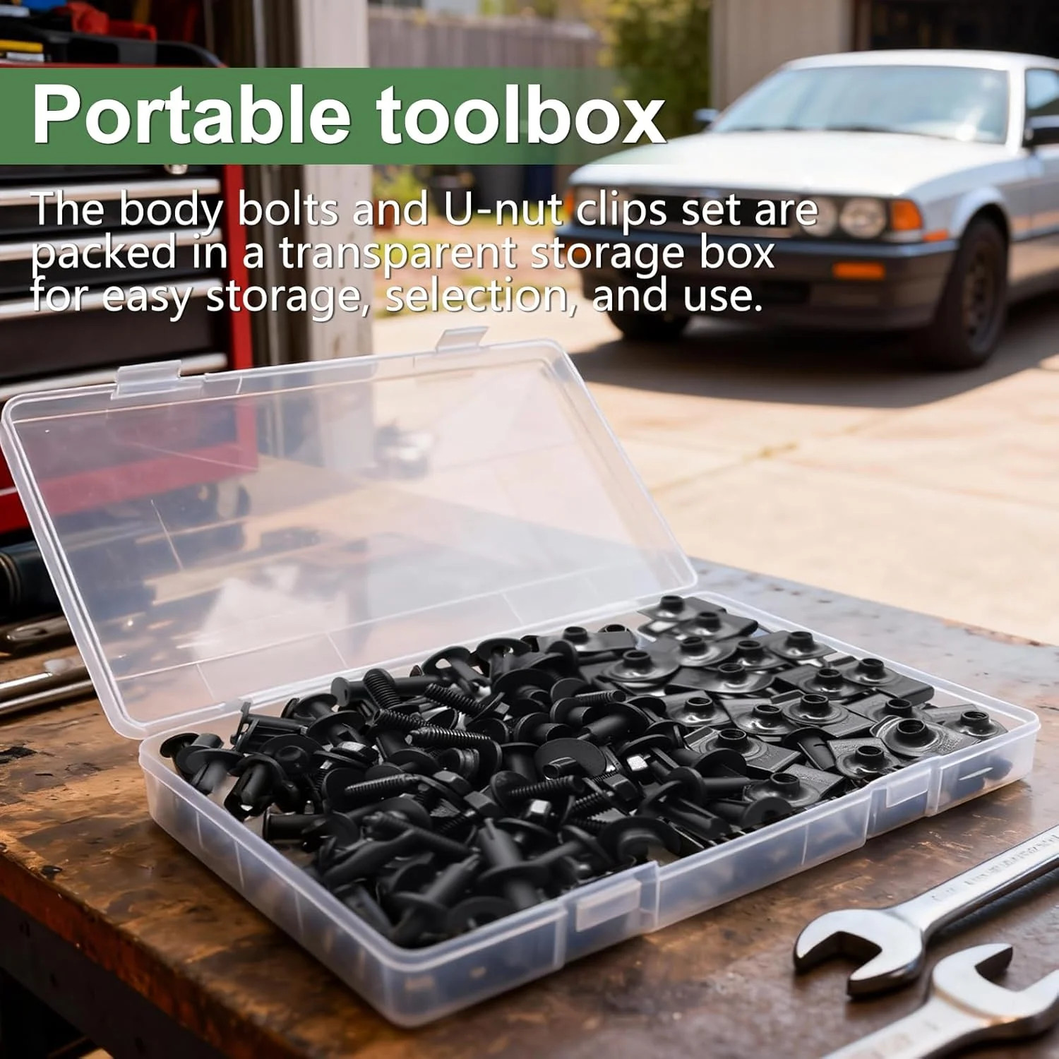 52Pcs Engine Under Cover Splash Shield Guard Body Bolts & Extruded U-Nut Clips K