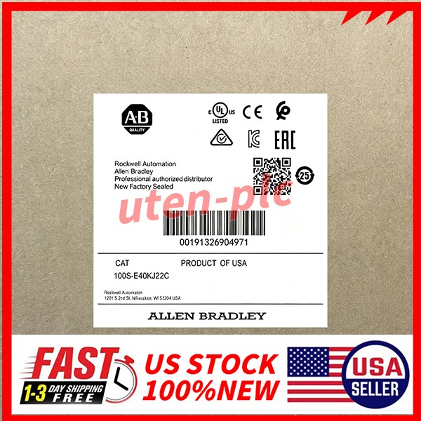 New 100S-E40KJ22C Safety Contactor AB Spot Goods 100SE40KJ22C HT