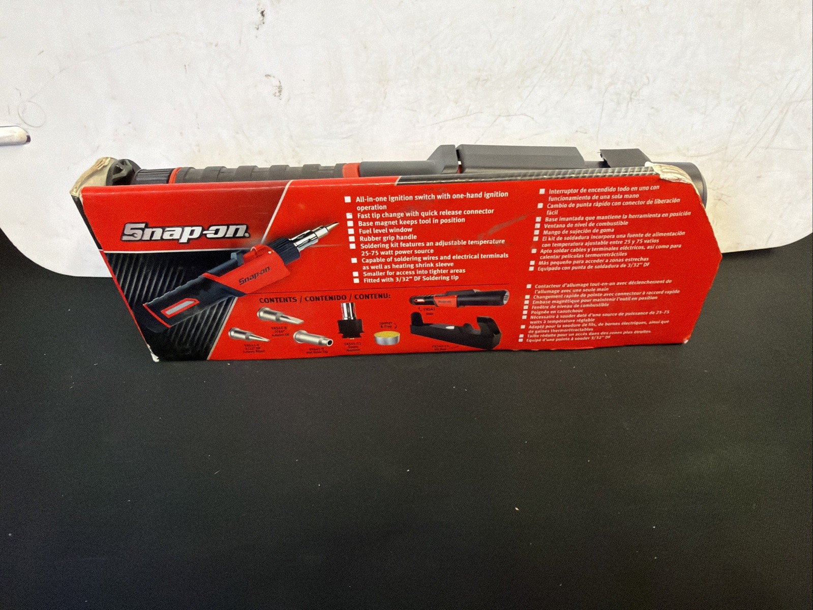 Snap-on YAKS41 Butane/Gas Cordless Soldering Iron Kit 25-75W