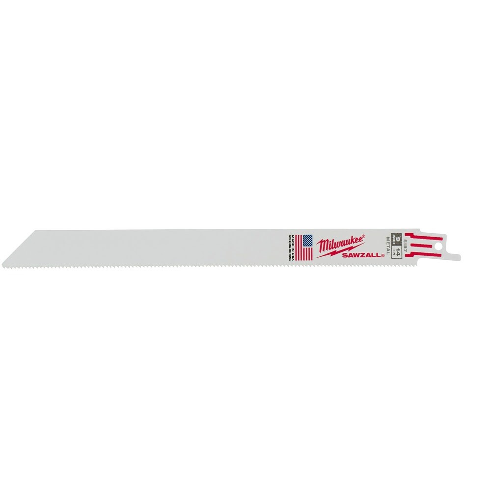 Milwaukee 48-01-6187 9″ x 14TPI Bi-Metal Super Sawzall Blade 50-Pack