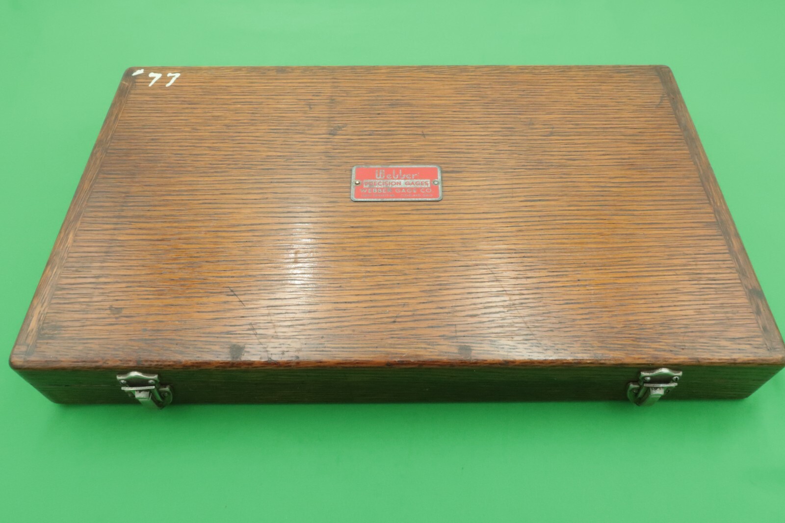 Webber Gage Block Set .1001″ to 4″ 75 Piece Set Missing 6 Blocks Cleveland OH