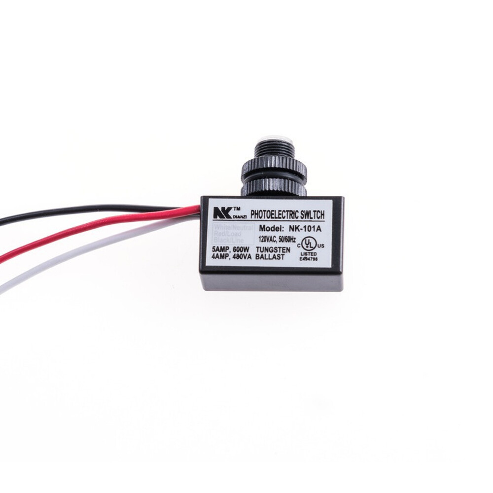 4 x Photoelectric Photocell Dusk to Dawn Button Flush Mount Photo Control Switch