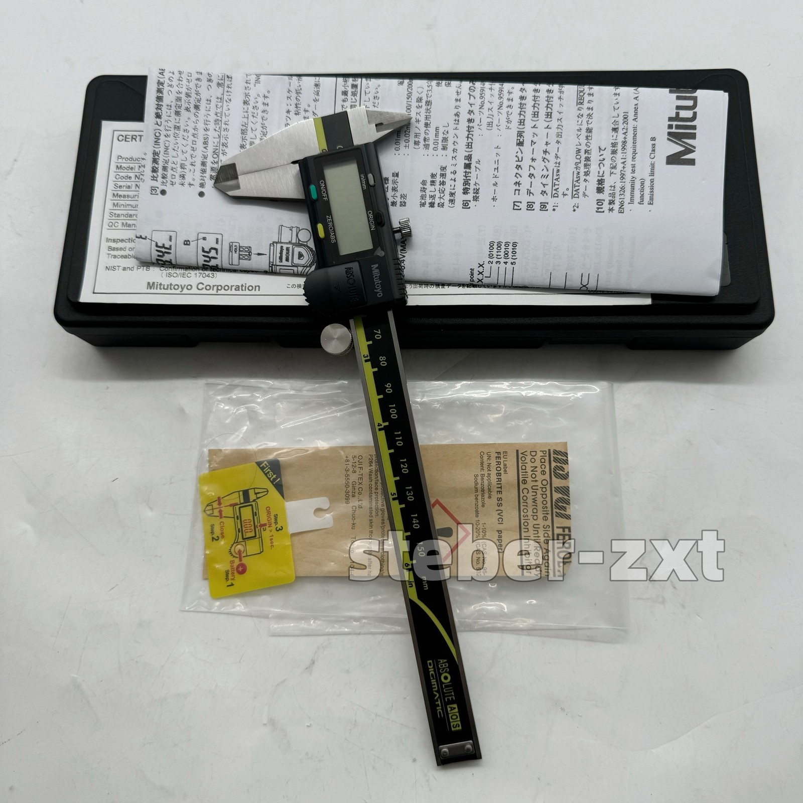 150mm/0-6 Absolute Digital Digimatic Vernier Caliper Mitutoyo Japan 500-196-30