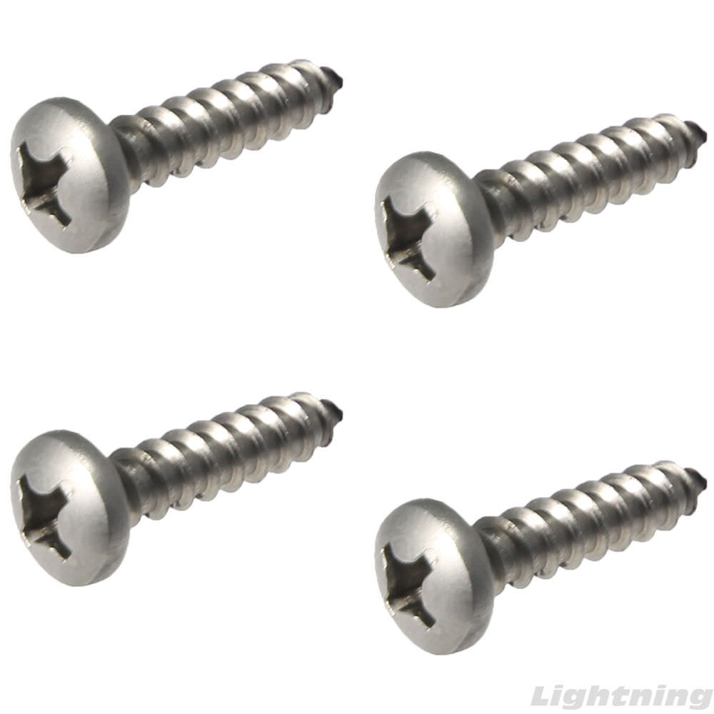 Stainless Steel Sheet Metal Tapping Screws Pan Head Grade 18-8 Quantity 25 pc