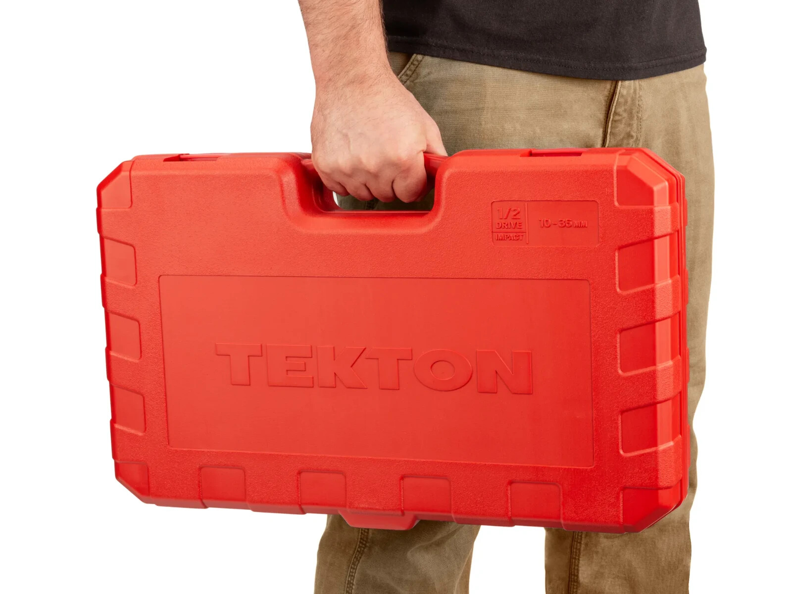 1/2 Inch Drive 6-Point Impact Socket Set , 57-Piece (10-36 mm) Tekton SID92401