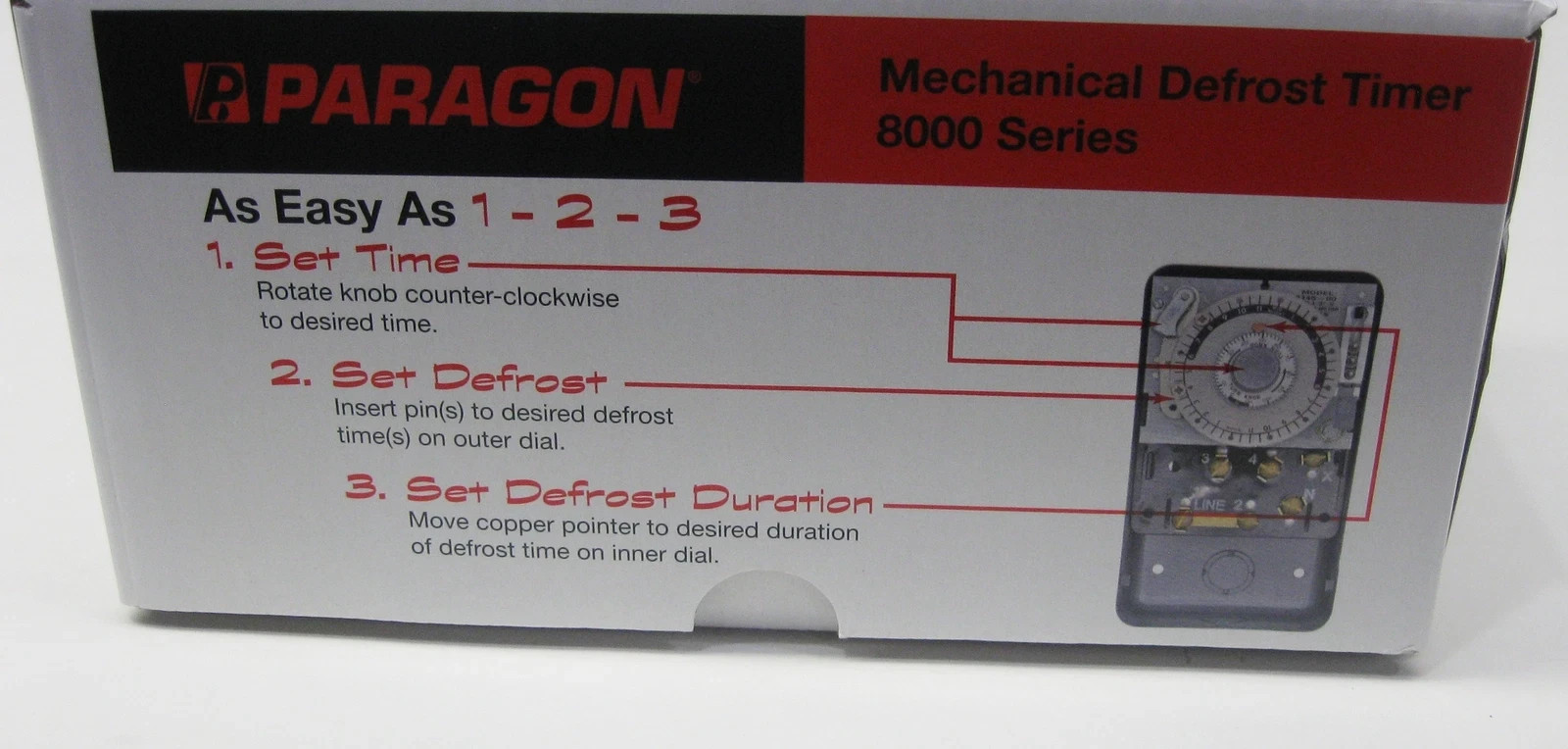 Paragon 8141-20 Commercial Defrost Timer Control 208/240V Refrigeration 40A
